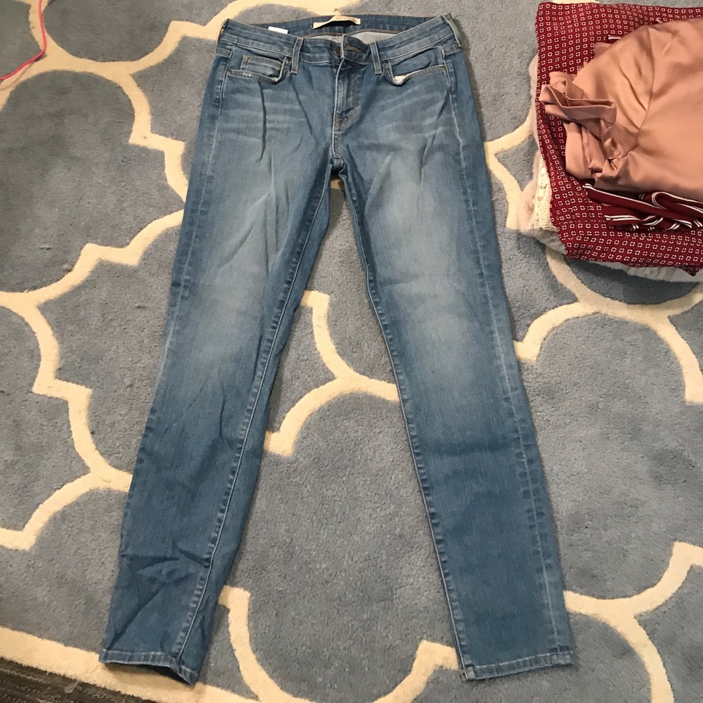 Light wash jeans